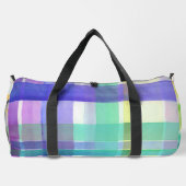 Schachbrettmuster Duffle Bag (Rückseite)