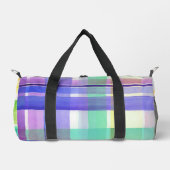 Schachbrettmuster Duffle Bag (Vorderseite)