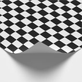 Schachbrettmuster Geschenkpapier (Ecke)