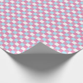Schachbrettmuster Geschenkpapier (Ecke)