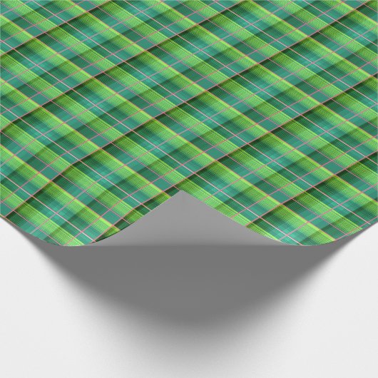 Schachbrettmuster, kleines Papier Geschenkpapier (Ecke)