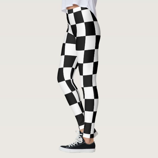 Schachbrettmuster Leggings (Links)