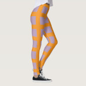 Schachbrettmuster-Leggings Leggings (Rechts)