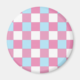 Schachbrettmuster Magnet