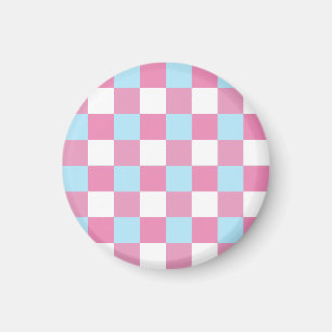 Schachbrettmuster Magnet