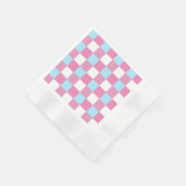 Schachbrettmuster Serviette (Ecke)