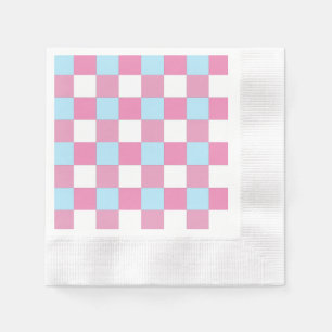Schachbrettmuster Serviette