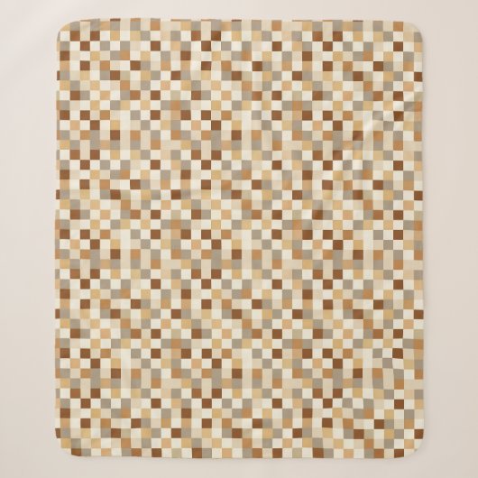 Schachbrettmuster Sherpadecke (Vorderseite)