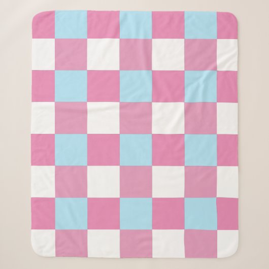 Schachbrettmuster Sherpadecke (Vorderseite)