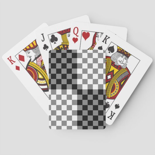 SCHACHBRETTMUSTER SPIELKARTEN (Rückseite)