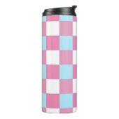 Schachbrettmuster  thermosbecher (Nach links gedreht)