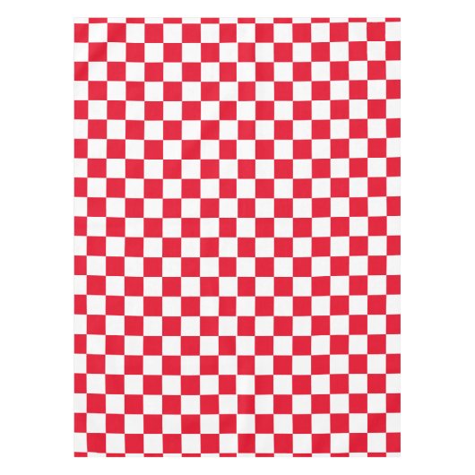Schachbrettmuster Tischdecke (Vorderseite)