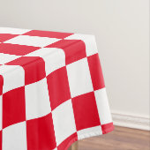 Schachbrettmuster Tischdecke (Beispiel)