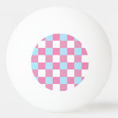 Schachbrettmuster Tischtennisball (Rückseite)