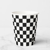 Schachbretts Paper Cup - HAMbyWG Pappbecher (Rückseite)