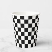 Schachbretts Paper Cup - HAMbyWG Pappbecher (Links)
