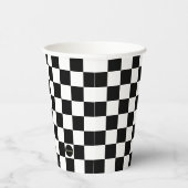 Schachbretts Paper Cup - HAMbyWG Pappbecher (Rechts)