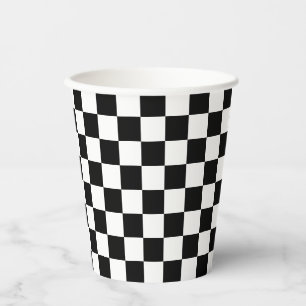Schachbretts Paper Cup - HAMbyWG Pappbecher
