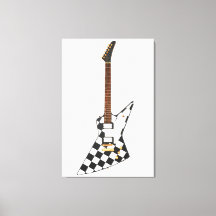 SCHACHBRETTS ROCK GUITAR 32x48