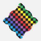 Schachbrettschwarz Geschenkschachtel (Ungefaltet)