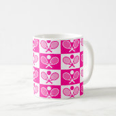 Schachbrettspiele Nahtloses Muster Kaffeetasse (VorderseiteRechts)