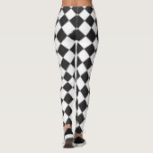 Schachbrettstil Leggings (Rückseite)