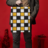 Schachbrettstil Mittlere Geschenktüte