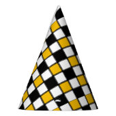 Schachbrettstil Partyhütchen (Links)