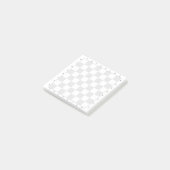 Schachbrettvorlage für leichte Grau Post-it Klebezettel (angewinkelt)