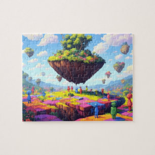 Schachbrettwelt, 8x10 Zoll, 110 Teile Puzzle