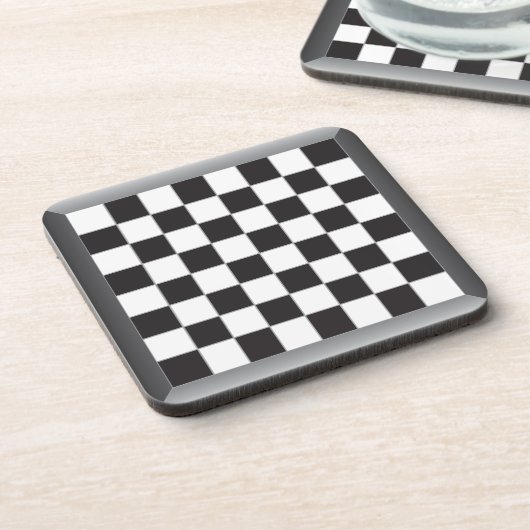 Schachbrettwettbewerb Getränkeuntersetzer (Linke Seite)