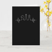 Schachbretty Karte (Gelbe Blume)