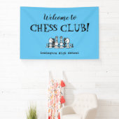 Schachclub Custom Wall Banner (InSitu)