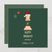 Schachclub Freuen Sie sich auf Weihnachten (Vorne/Hinten)