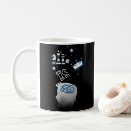 Schachdesign-Kaffeemaschine Tasse