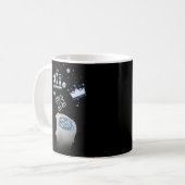 Schachdesign-Kaffeemaschine Tasse (Vorderseite Links)