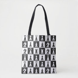 Schachdesign Tote Bag Tasche