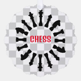 Schachdesignpapier-Ornament-Karte Ornament Karte