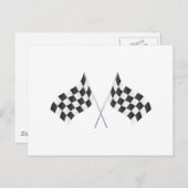 Schachfahnen Postkarte (Vorne/Hinten)