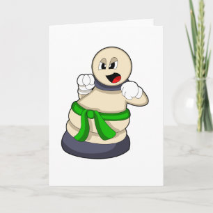 Schachfigur Bauer beim Schachspiel Karte