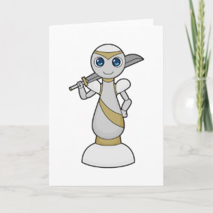 Schachfigur Bauer Schwert Schach Karte