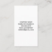 Schachfiguren an Bord | Brettspiel Visitenkarte (Rückseite)