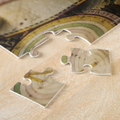 Schachfiguren auf der alten Weltkarte Puzzle (Seite)