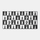 Schachfiguren Design-Schreibtisch Mat Schreibtischunterlage (Vorderseite)