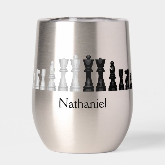 Schachfiguren Design Thermalweine (Rückseite)