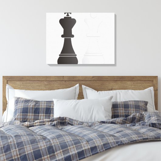 Schachfiguren Leinwanddruck (Insitu (Schlafzimmer))