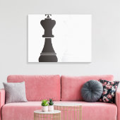 Schachfiguren Leinwanddruck (Insitu (Wohnzimmer))