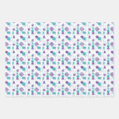 Schachfiguren - Party Art Patches Geschenkpapier Set (Vorderseite 2)