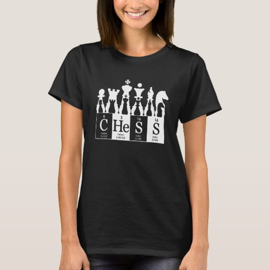 Schachfiguren Periodensystème Elemente Für Intelli T-Shirt (Vorderseite)