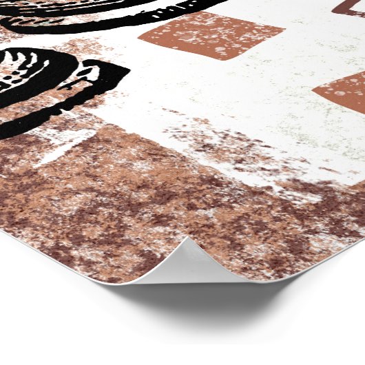 Schachfiguren Plakat Wand Kunst (Ecke)